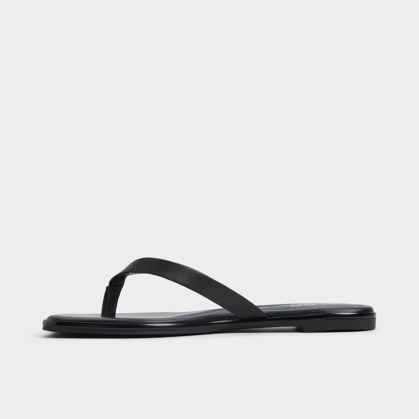 Theao Black Women's Flats - Flip flop - Black