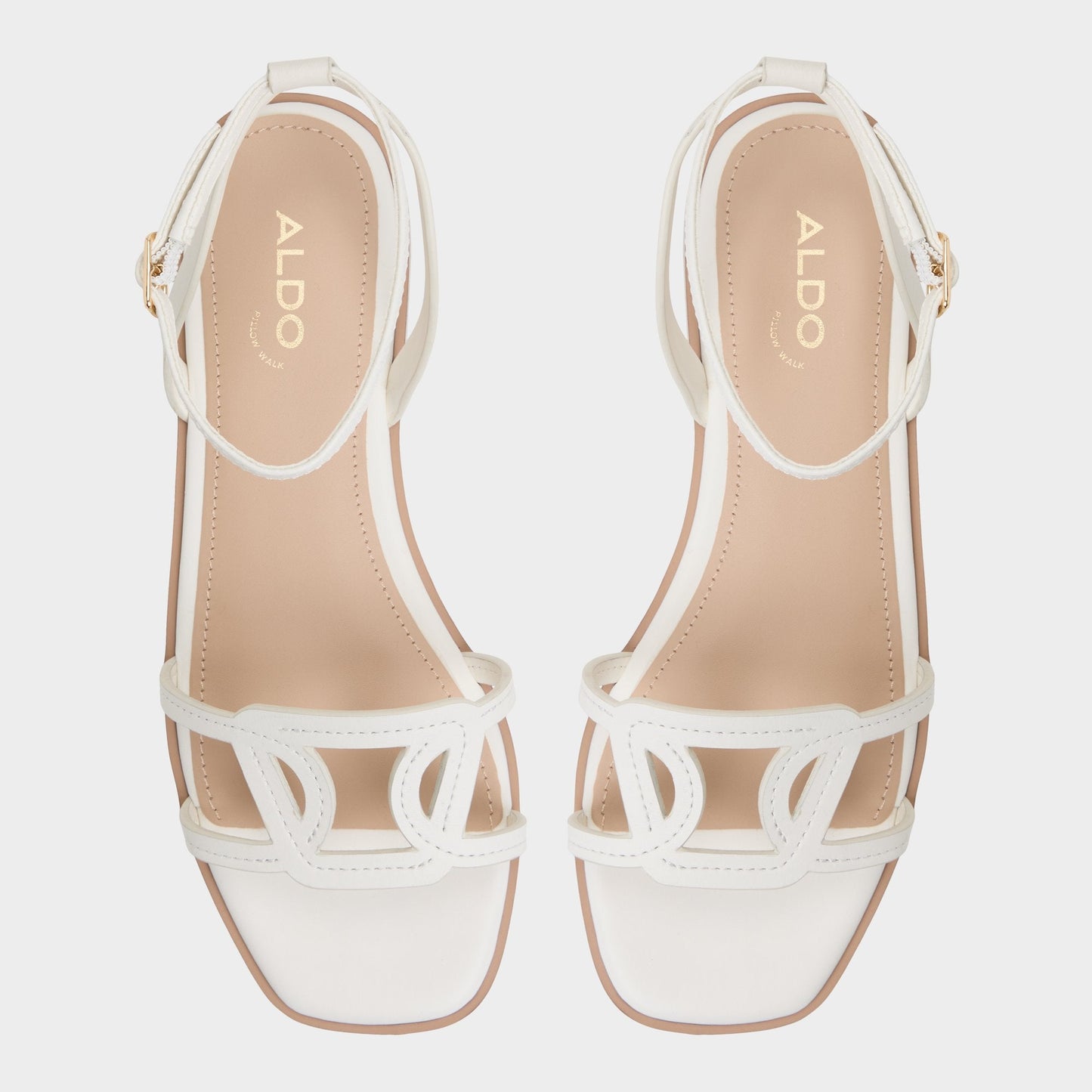 Greengrove White Women's Flats - Flat sandal - White