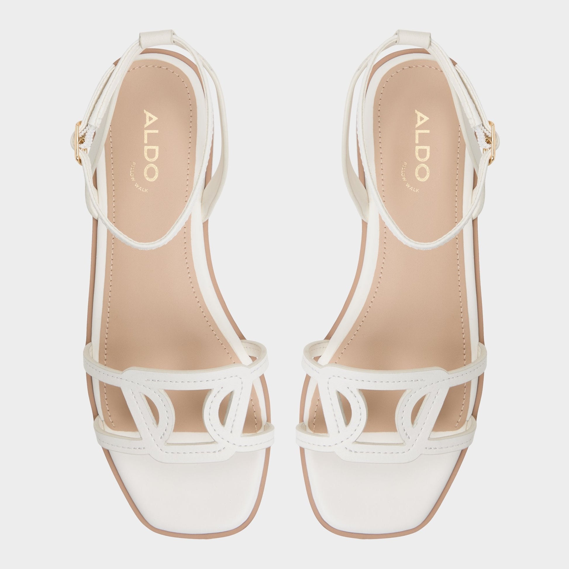 Greengrove White Women's Flats - Flat sandal - White