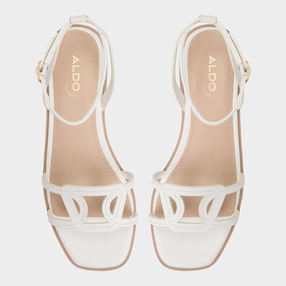 Greengrove White Women's Flats - Flat sandal - White