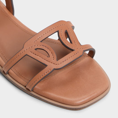 Greengrove Medium Brown Women's Flats - Flat sandal - Medium brown