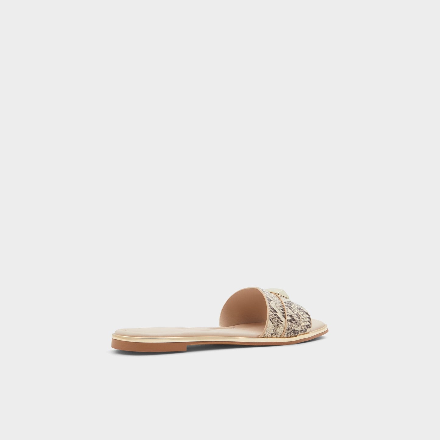 Darine Natural Women's Flats - Slide sandal - Natural