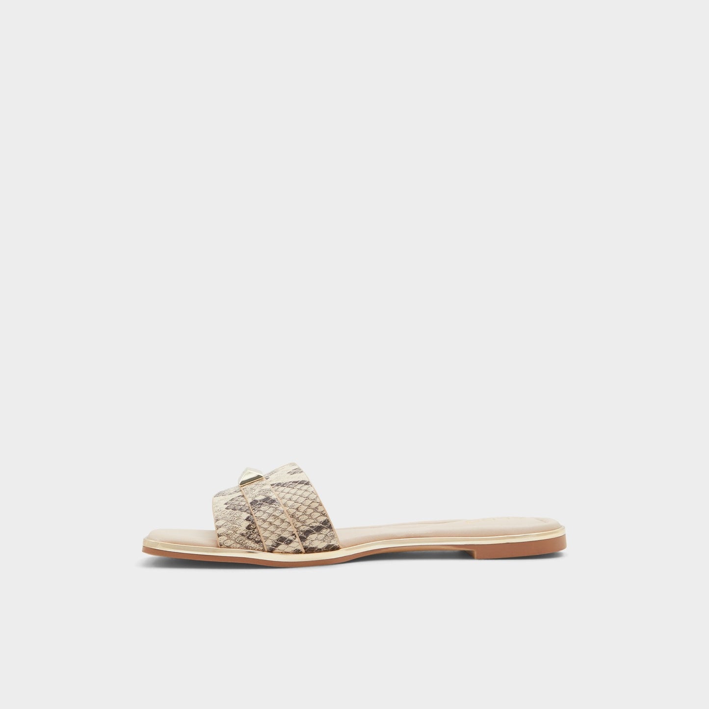 Darine Natural Women's Flats - Slide sandal - Natural