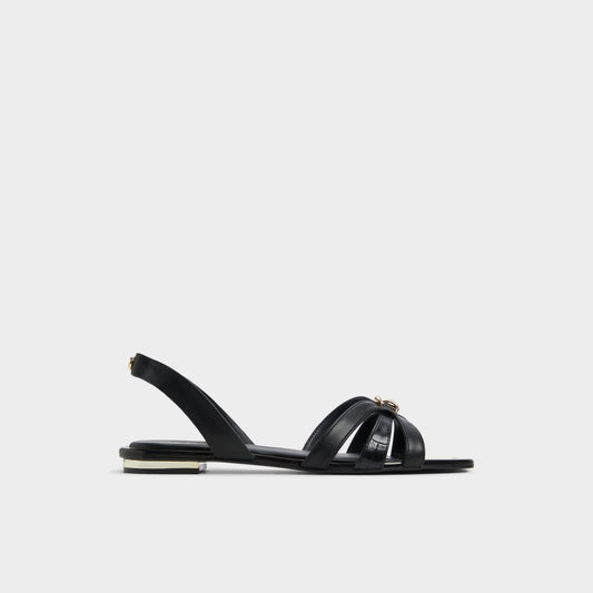 Marassita Black Women's Slingbacks - Flat sandal - Black