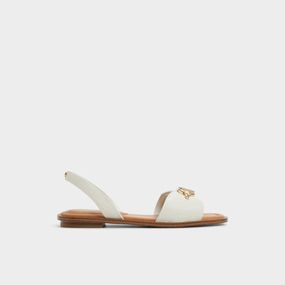 Goassi White/Bone Women's Flats - Flat sandal - White/bone