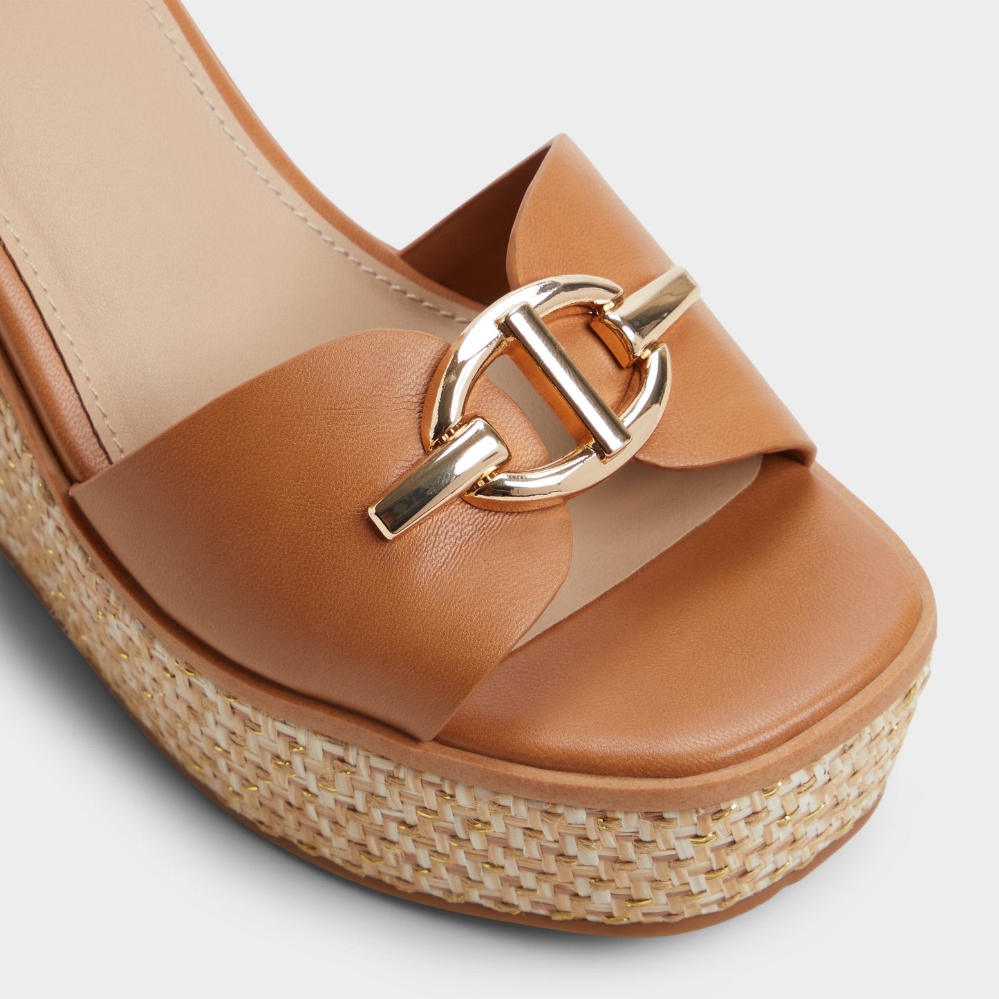 Ybylin Medium Brown Women's Wedges - Wedge sandal, Wedge heel - Medium Brown