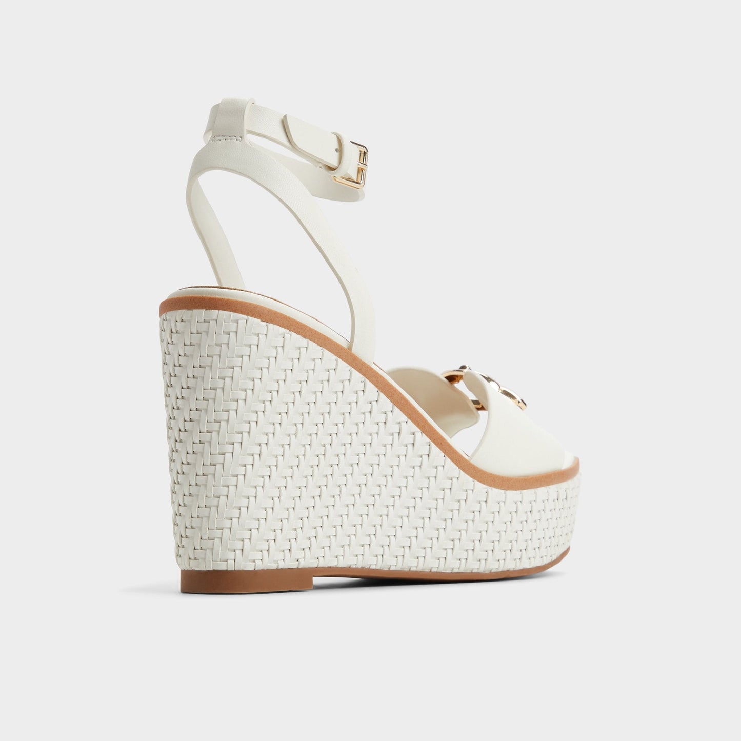 Ybylin White Women's Wedges - Wedge sandal, Wedge heel - White