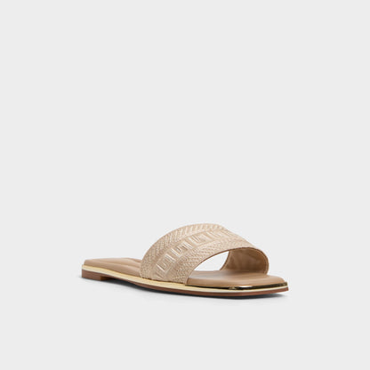 Oceania Sand Women's Flats - Slide sandal - Sand