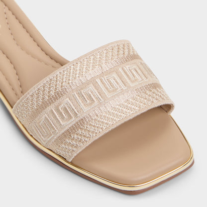 Oceania Sand Women's Flats - Slide sandal - Sand