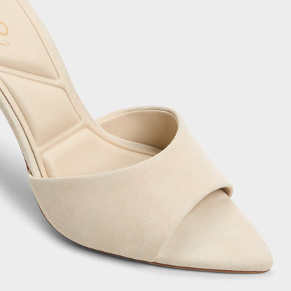 Seashella Bone Women's Heeled mules - Heeled mule - Bone