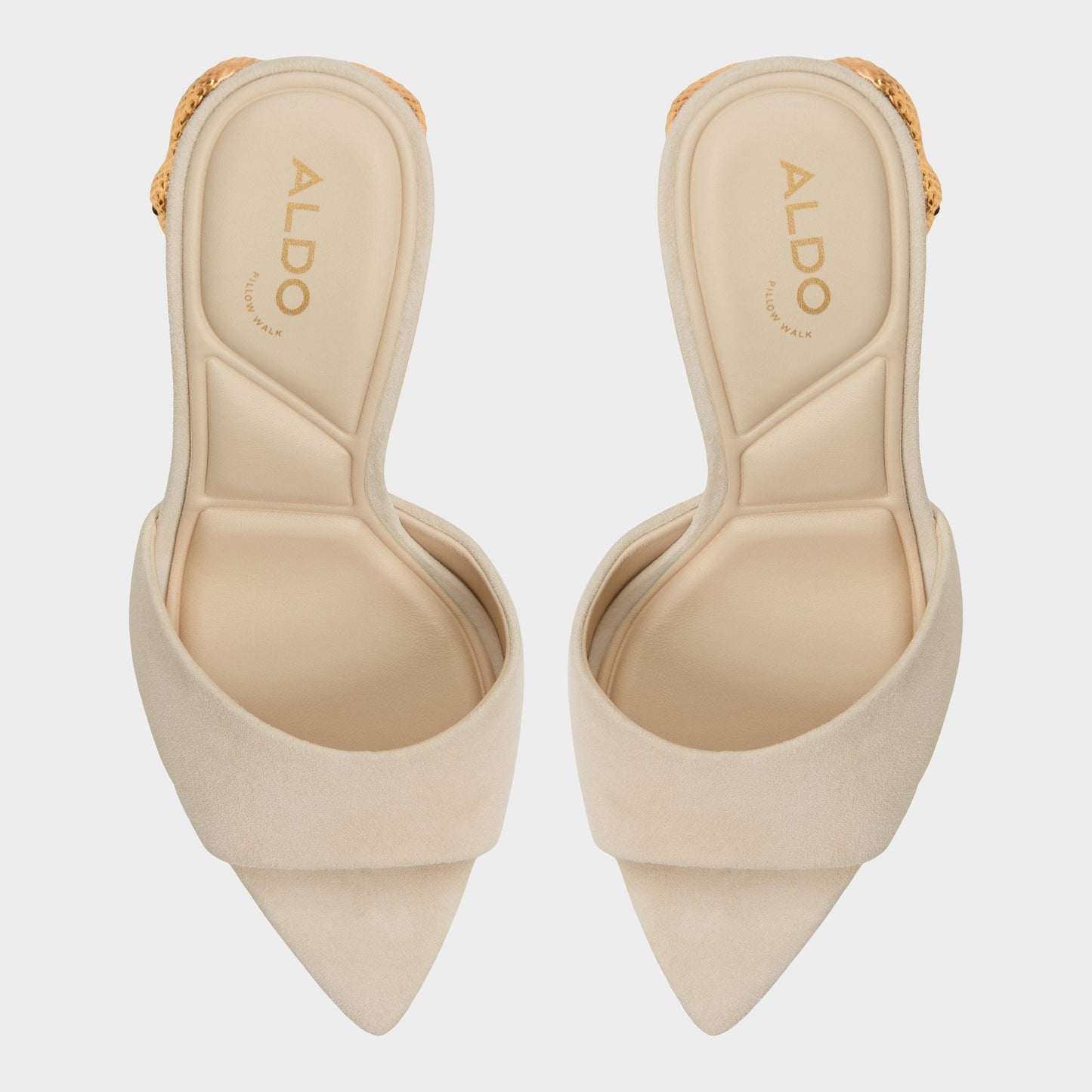 Seashella Bone Women's Heeled mules - Heeled mule - Bone