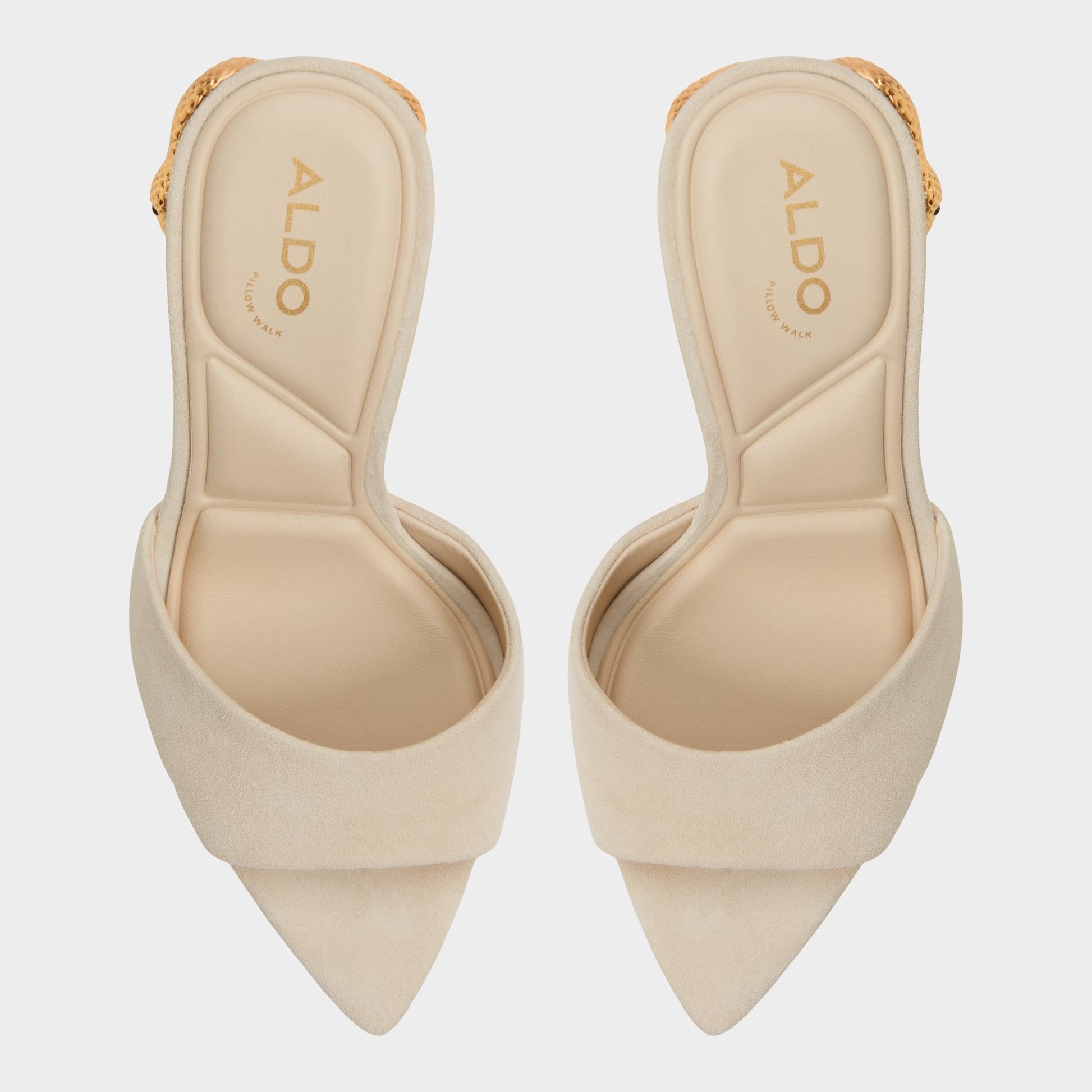 Seashella Bone Women's Heeled mules - Heeled mule - Bone
