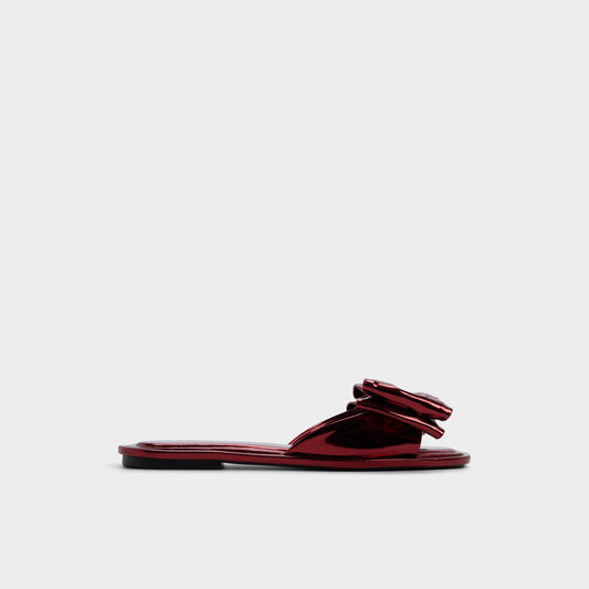 Bowetta in Medium Red - Slide sandal - Medium red