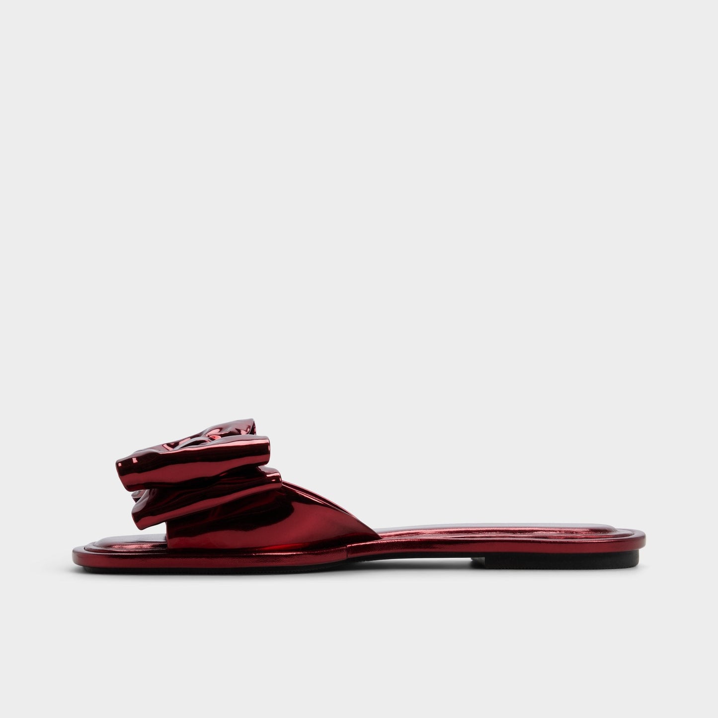Bowetta in Medium Red - Slide sandal - Medium red