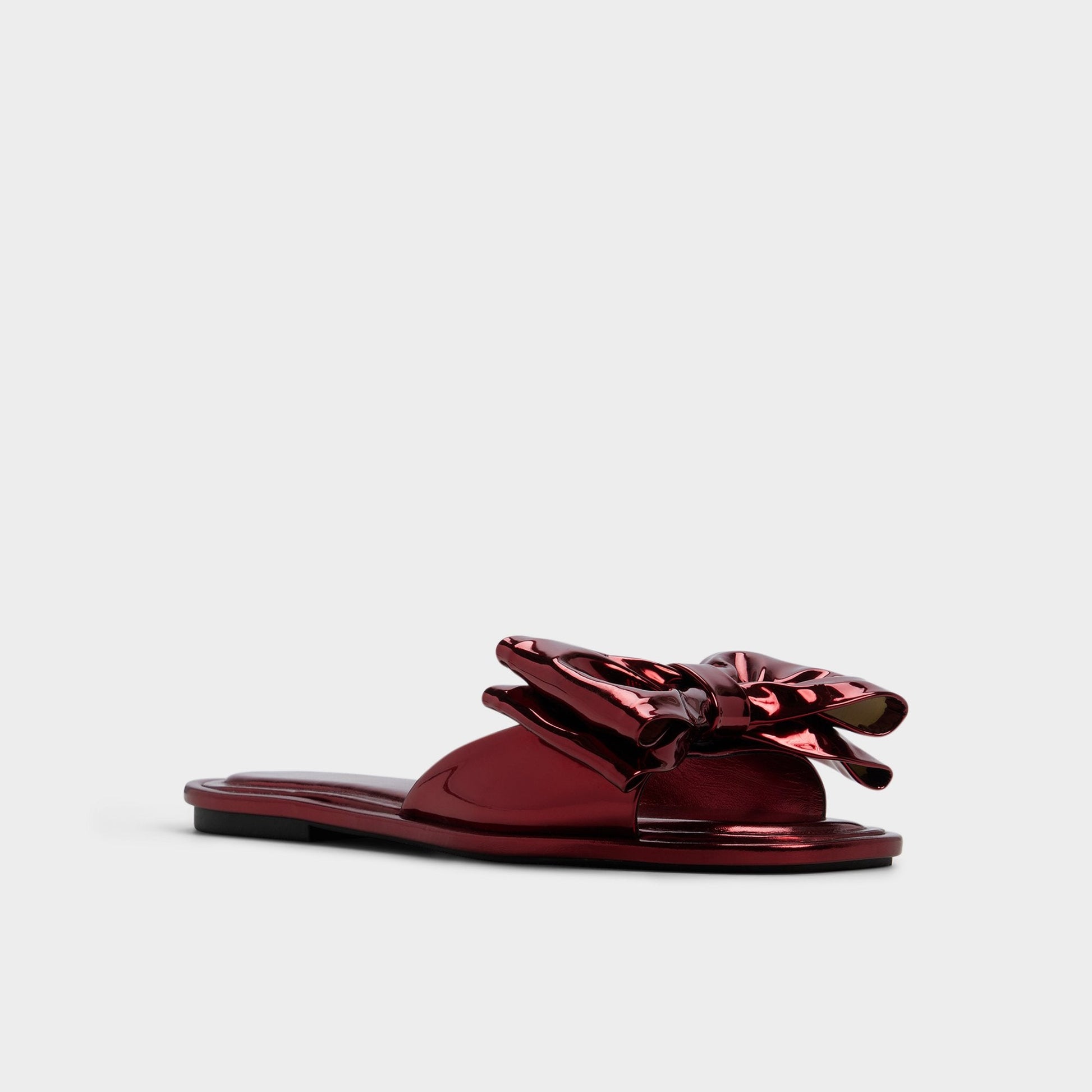 Bowetta in Medium Red - Slide sandal - Medium red