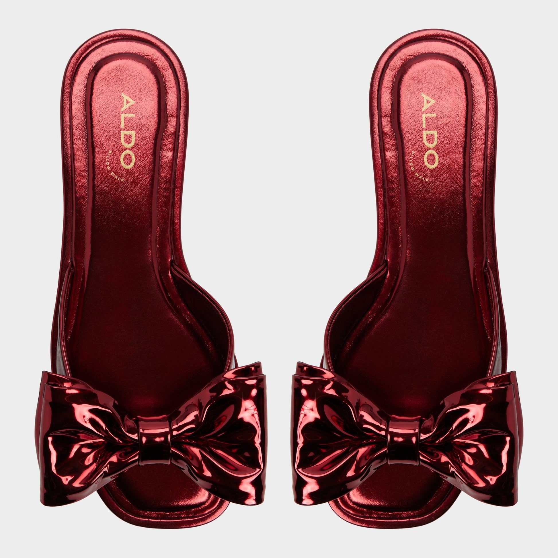 Bowetta in Medium Red - Slide sandal - Medium red