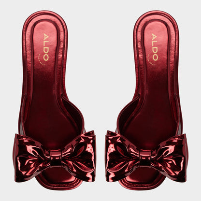 Bowetta in Medium Red - Slide sandal - Medium red