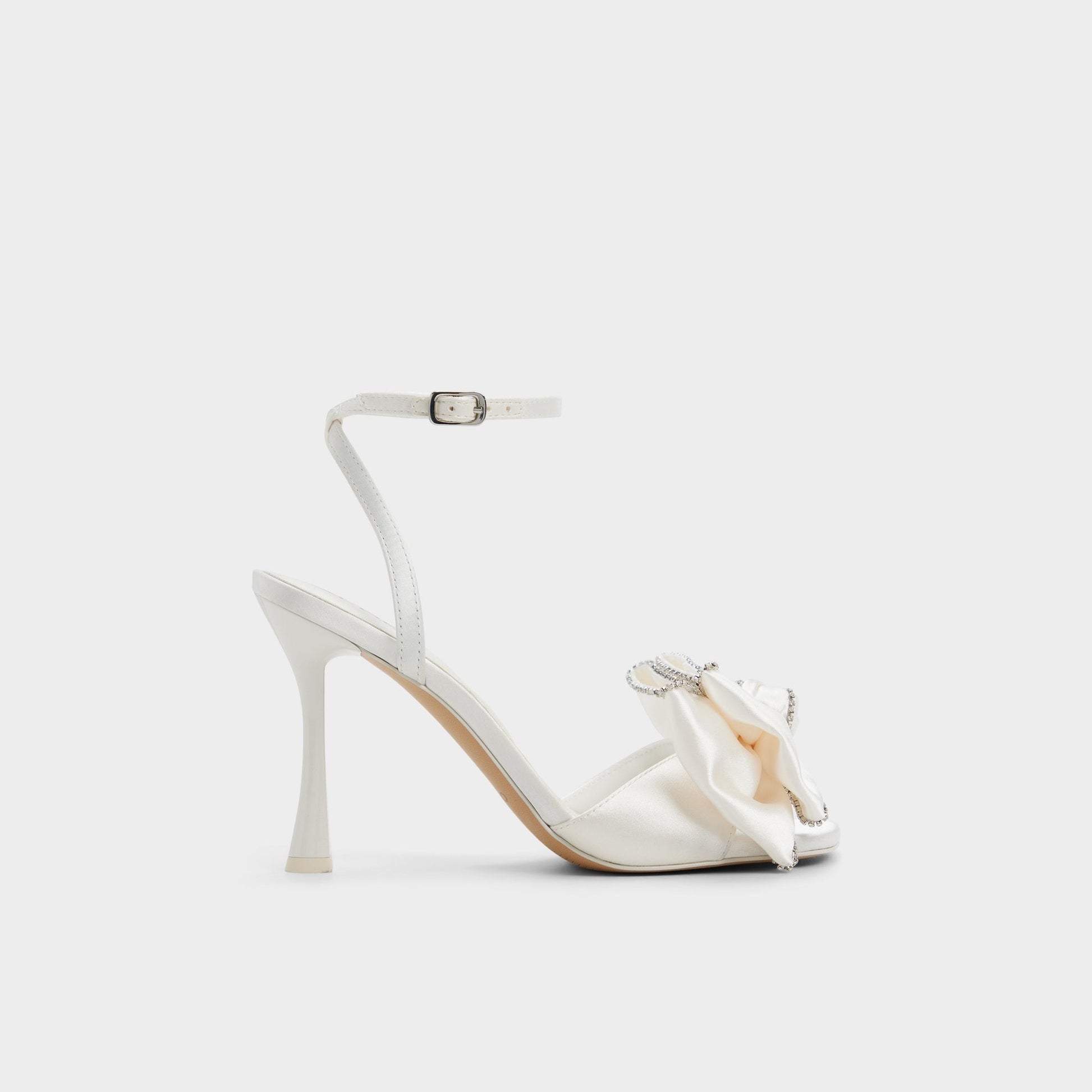 Tinsel in Other White - Strappy heeled sandal, Stiletto heel - Other white