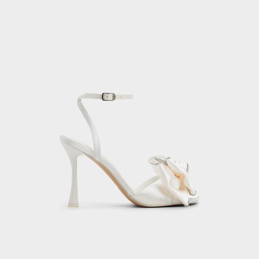 Tinsel in Other White - Strappy heeled sandal, Stiletto heel - Other white