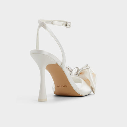 Tinsel in Other White - Strappy heeled sandal, Stiletto heel - Other white