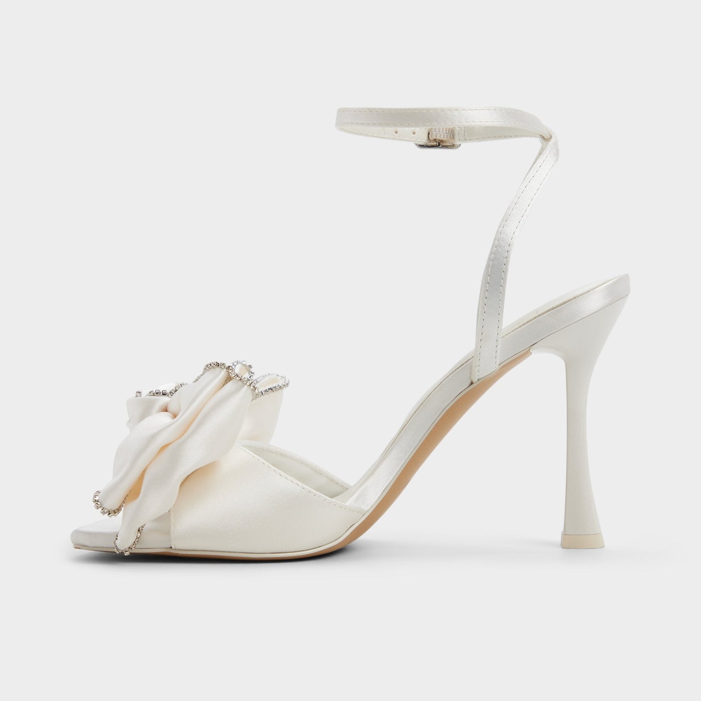 Tinsel in Other White - Strappy heeled sandal, Stiletto heel - Other white