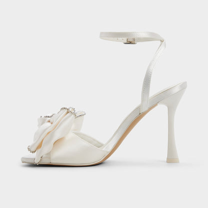 Tinsel in Other White - Strappy heeled sandal, Stiletto heel - Other white