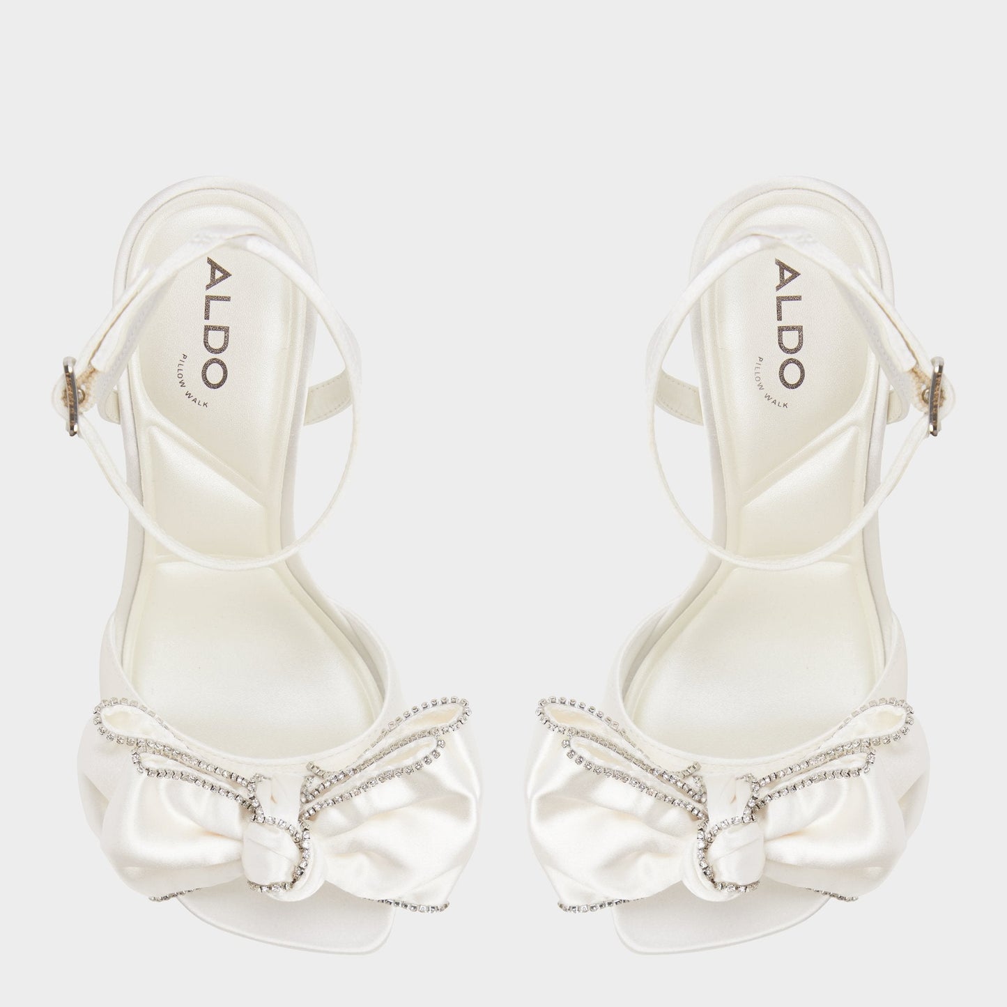 Tinsel in Other White - Strappy heeled sandal, Stiletto heel - Other white
