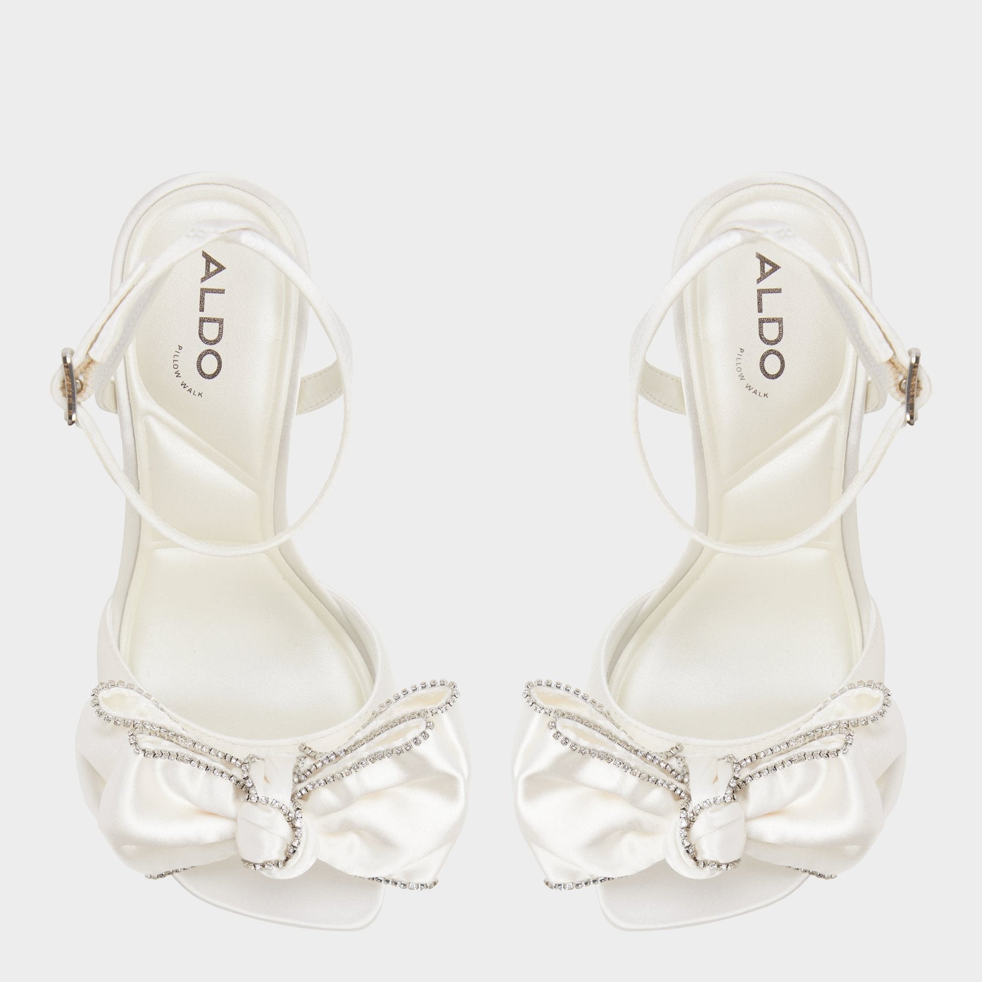 Tinsel in Other White - Strappy heeled sandal, Stiletto heel - Other white