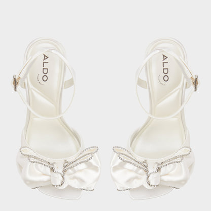 Tinsel in Other White - Strappy heeled sandal, Stiletto heel - Other white