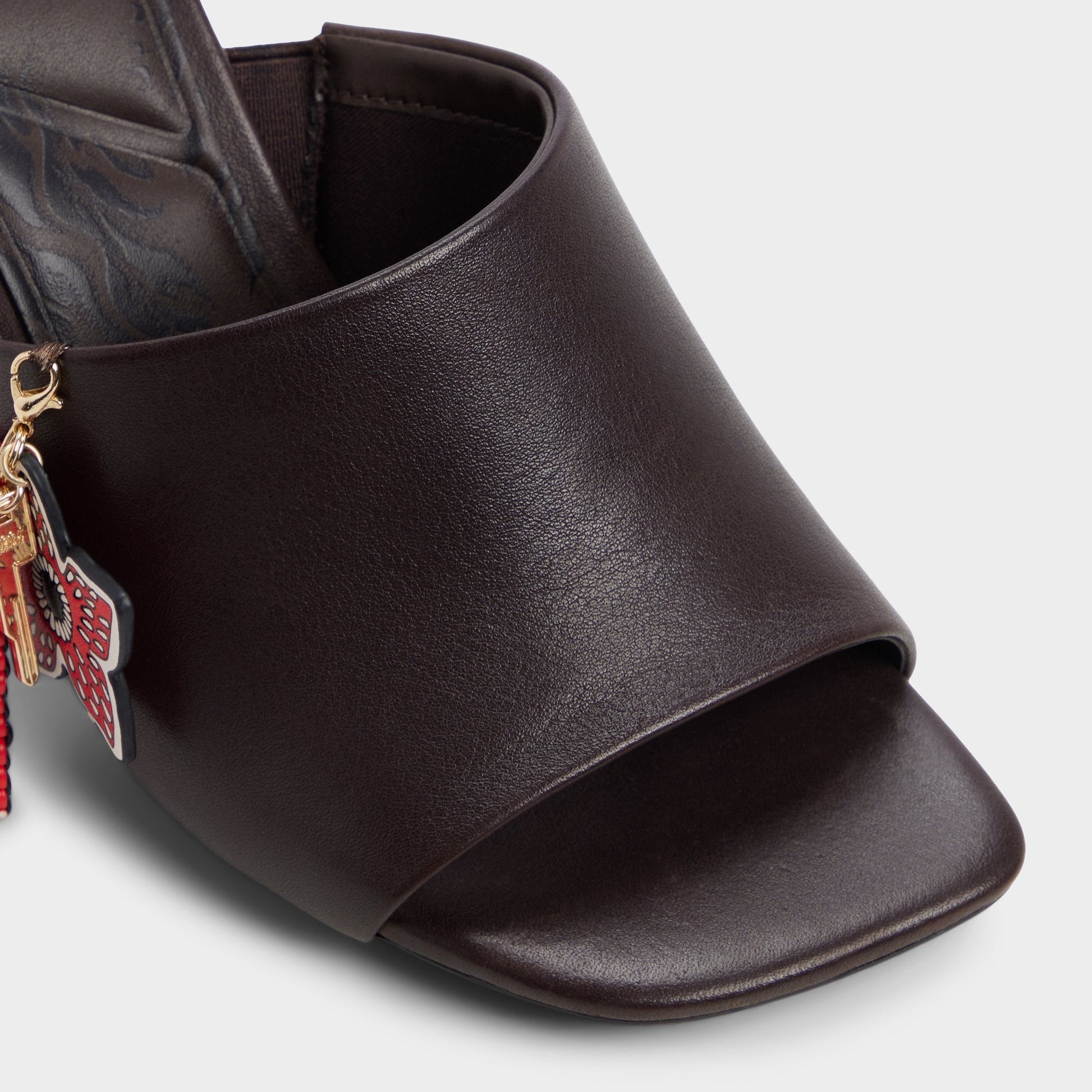 Demogorgon in Dark Brown - Women's heeled mule - Dark brown