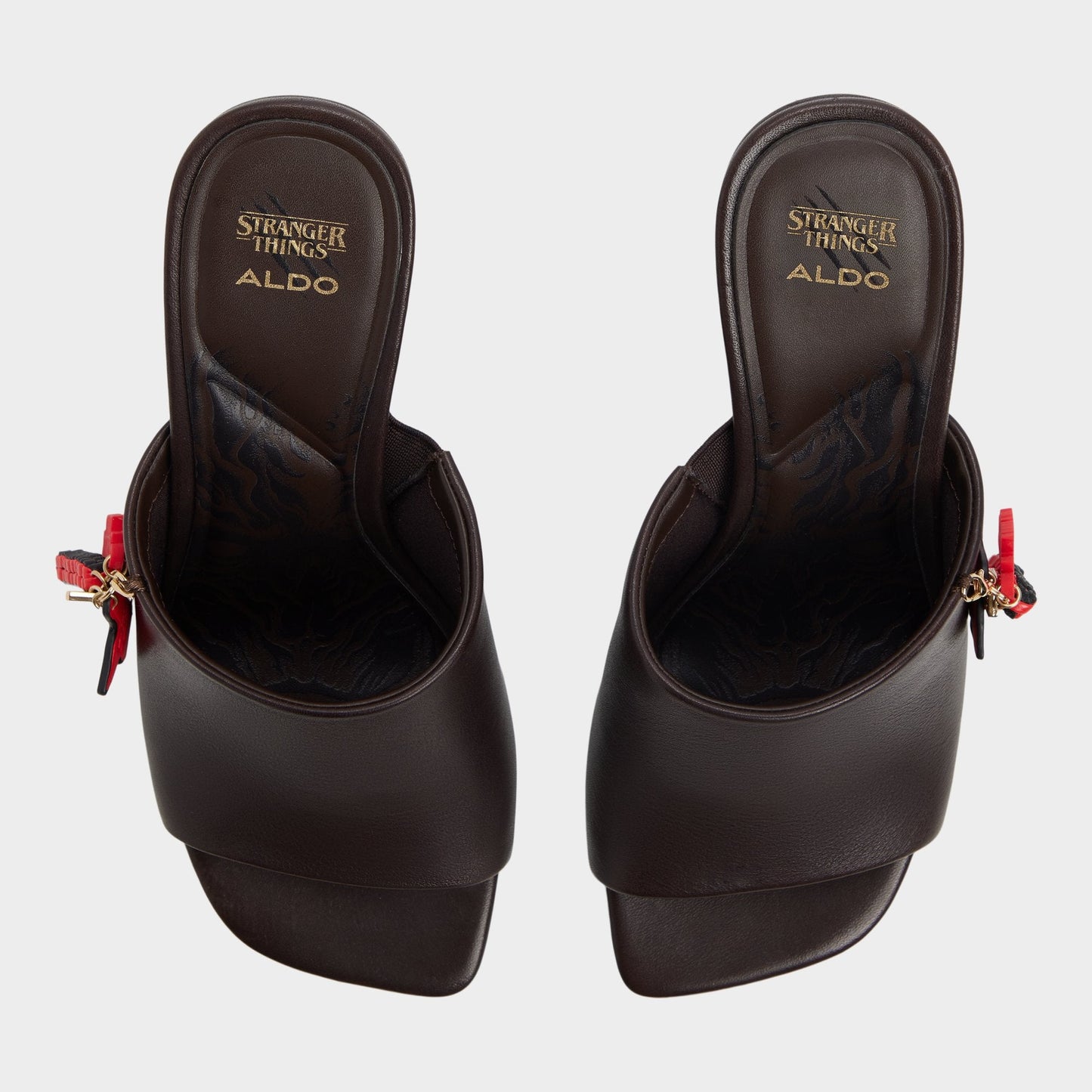 Demogorgon in Dark Brown - Women's heeled mule - Dark brown