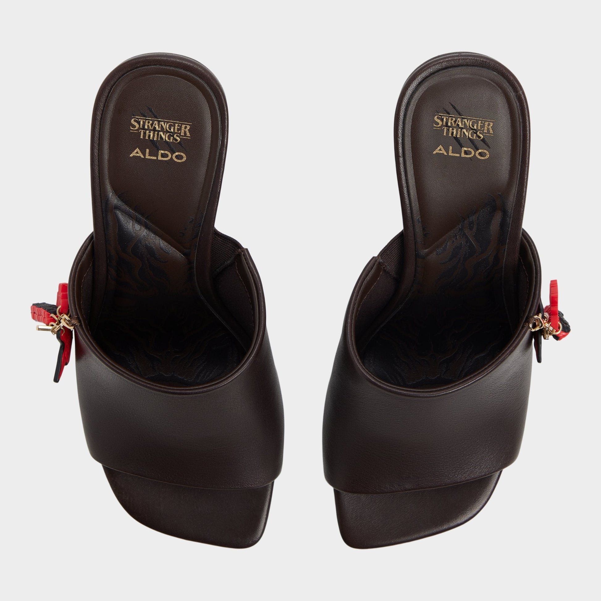 Demogorgon in Dark Brown - Women's heeled mule - Dark brown