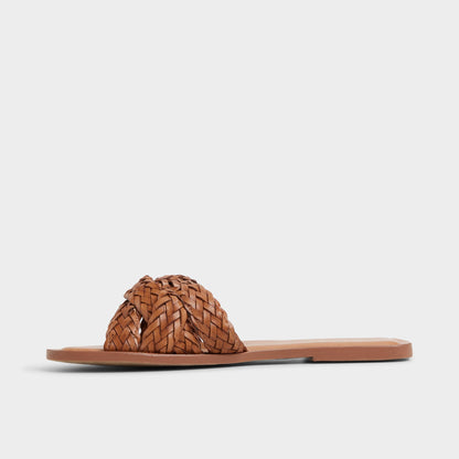 Ravelle Medium Brown Women's Flats -  - Medium Brown