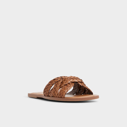 Ravelle Medium Brown Women's Flats -  - Medium Brown