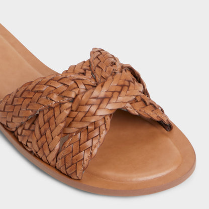 Ravelle Medium Brown Women's Flats -  - Medium Brown
