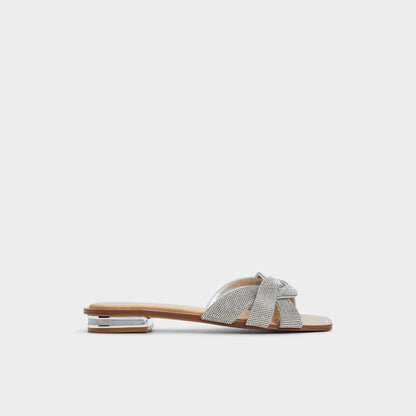 Ormeley Silver Women's Iridescent metallics - Slide sandal - Silver