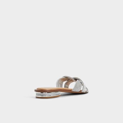 Ormeley Silver Women's Iridescent metallics - Slide sandal - Silver