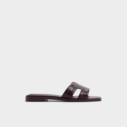 Itsandal in Bordo - Slide sandal - Bordo