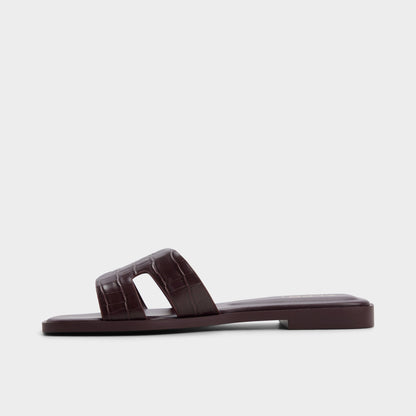 Itsandal in Bordo - Slide sandal - Bordo
