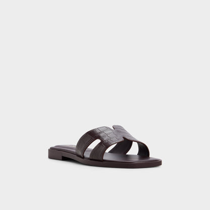 Itsandal in Bordo - Slide sandal - Bordo