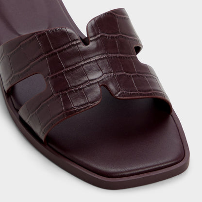 Itsandal in Bordo - Slide sandal - Bordo