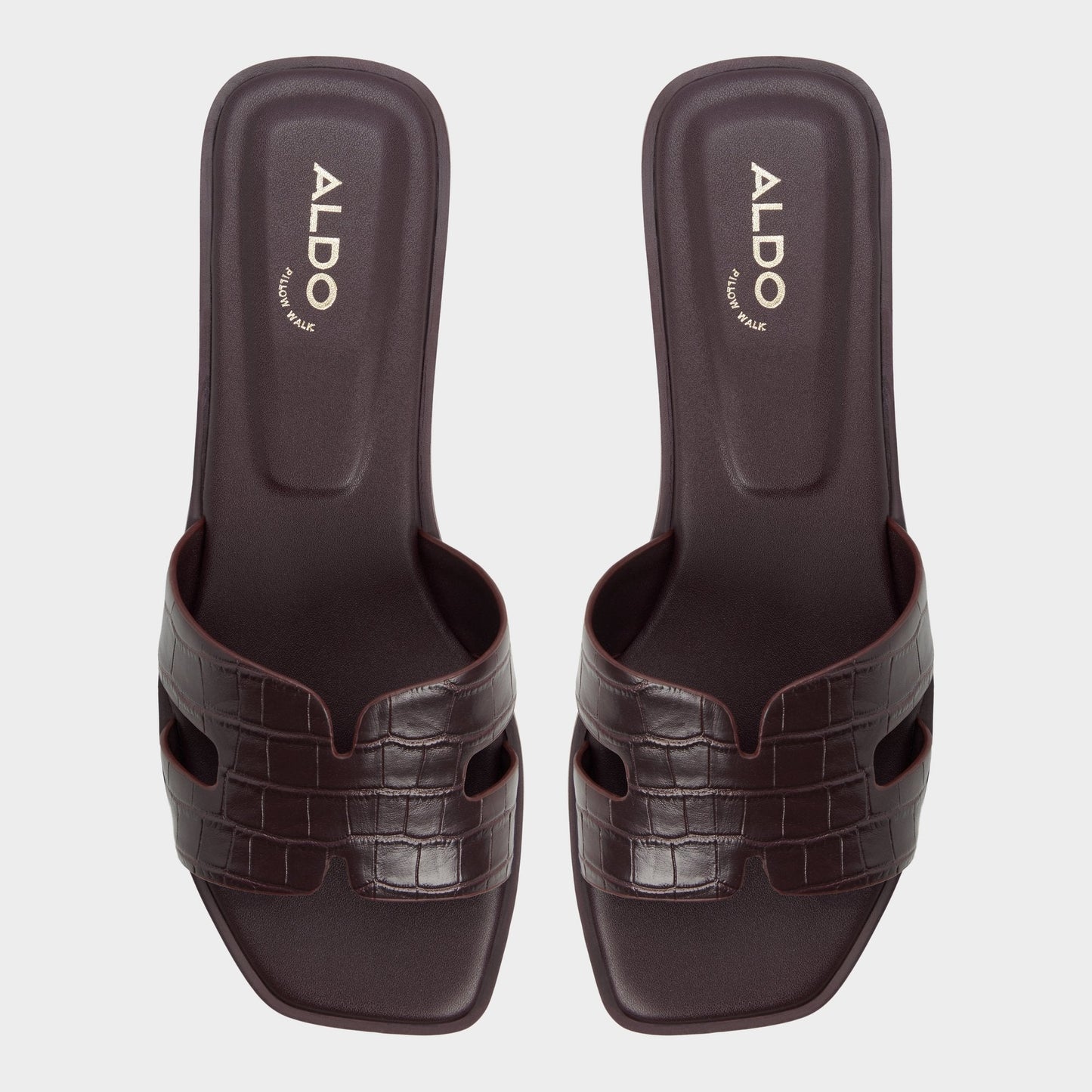 Itsandal in Bordo - Slide sandal - Bordo