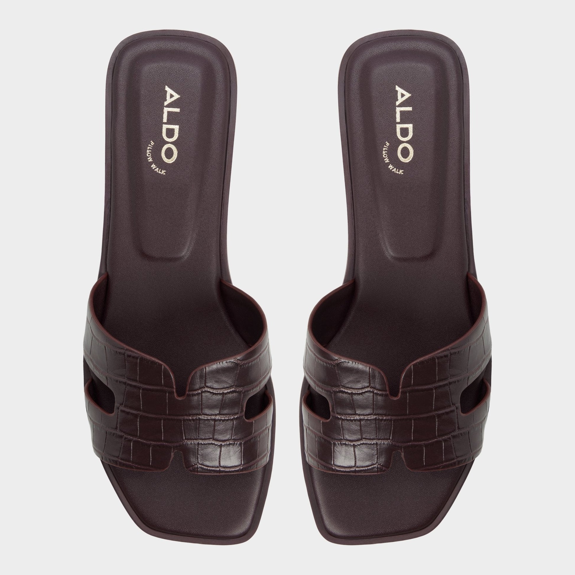 Itsandal in Bordo - Slide sandal - Bordo