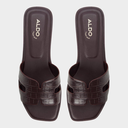 Itsandal in Bordo - Slide sandal - Bordo