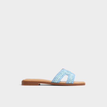 Itsandal Blue Combo Women's Flats - Slide sandal - Blue Combo