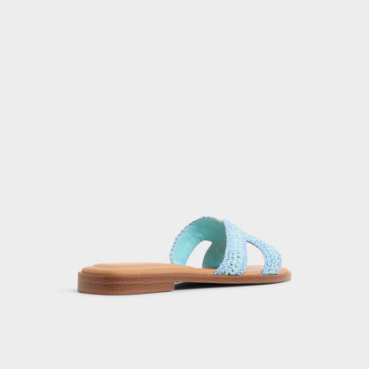 Itsandal Blue Combo Women's Flats - Slide sandal - Blue Combo