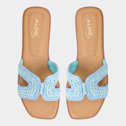 Itsandal Blue Combo Women's Flats - Slide sandal - Blue Combo