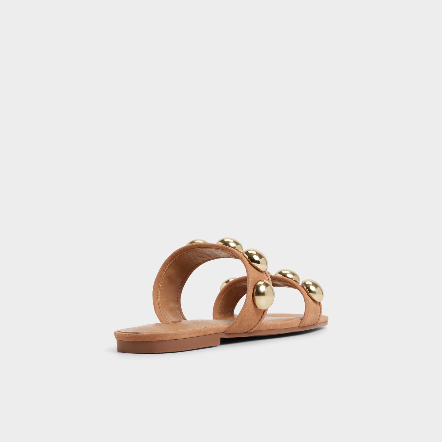 Katalena in Medium Brown - Slide sandal - Medium Brown
