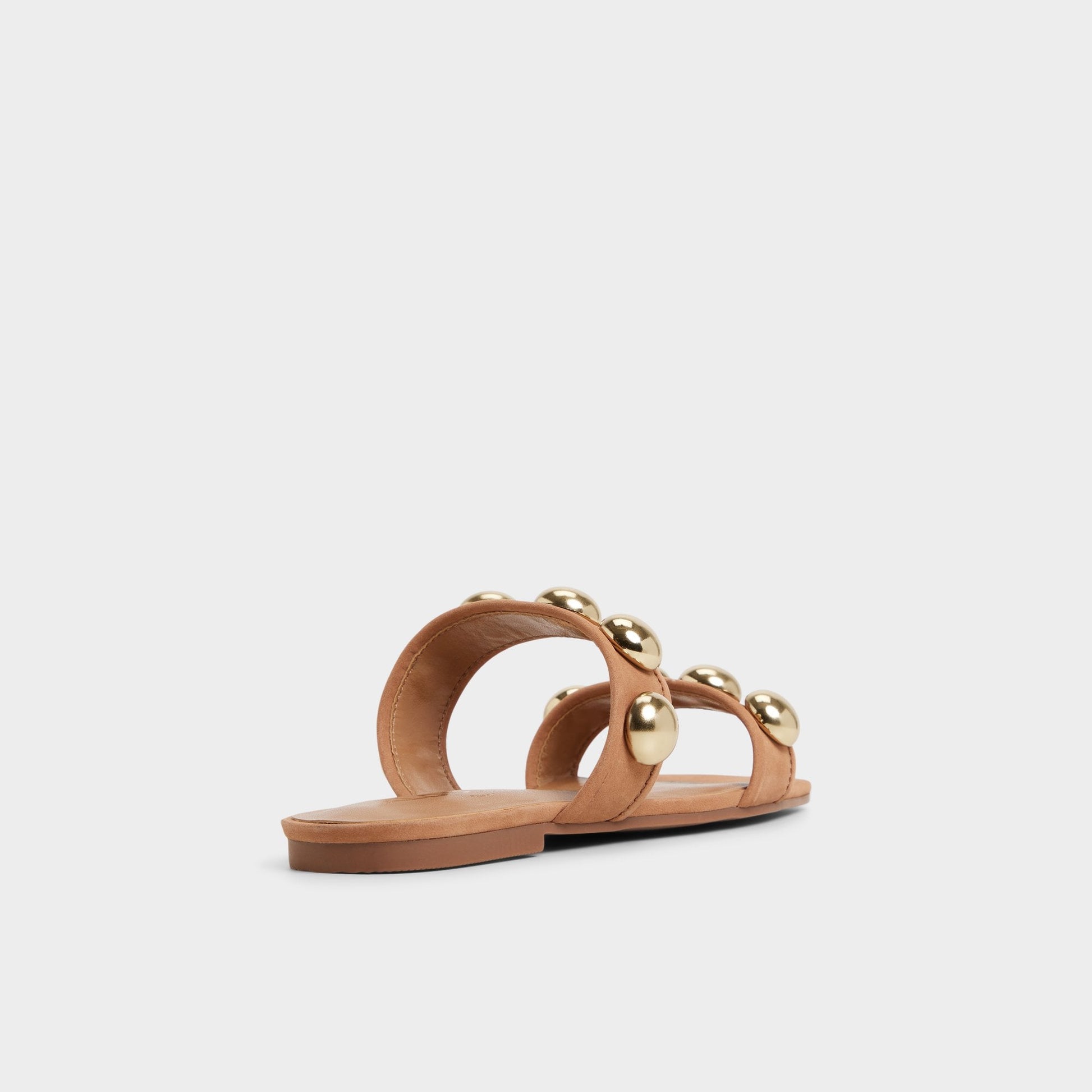 Katalena in Medium Brown - Slide sandal - Medium Brown