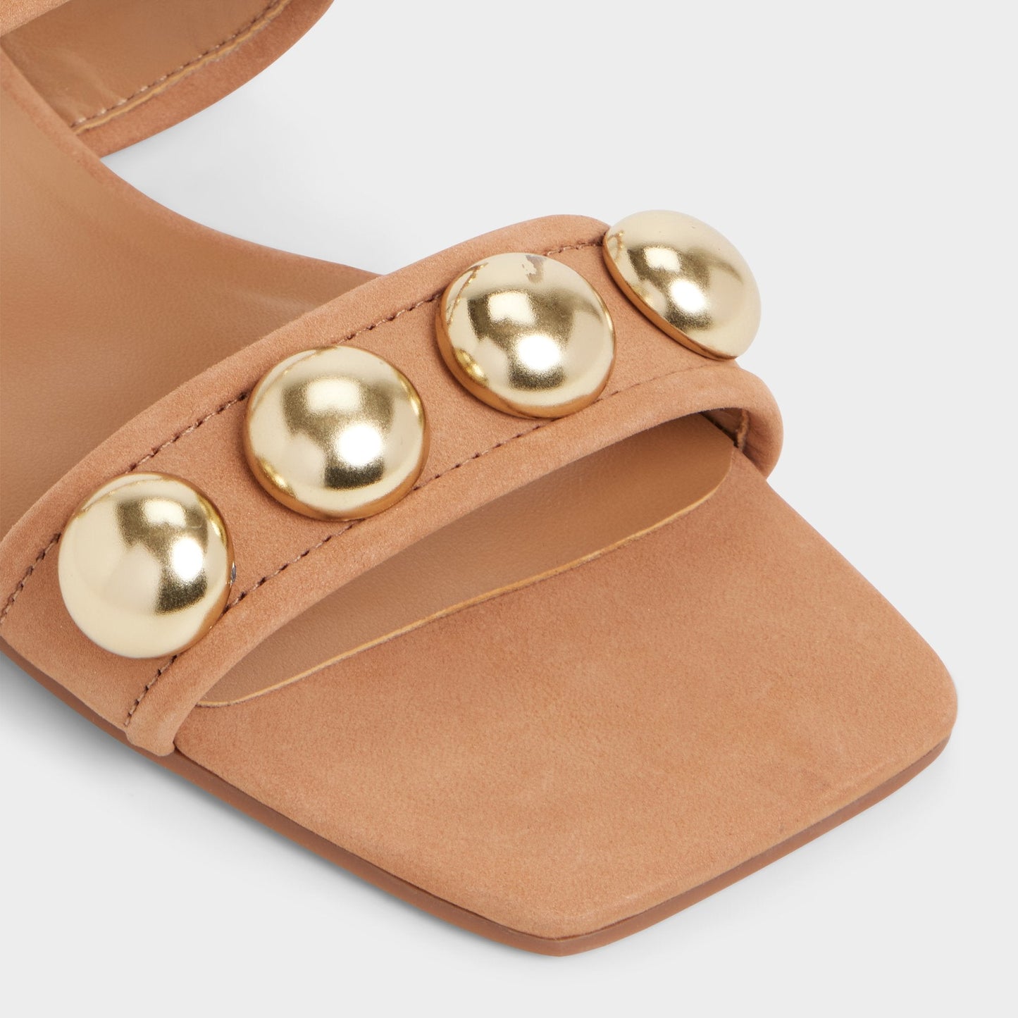Katalena in Medium Brown - Slide sandal - Medium Brown